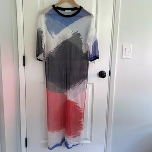 Zara Mesh Multicolor Swimsuit Cover-up